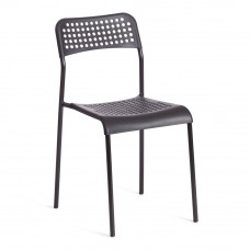 Стул ADDE (mod. C-049) металл/пластик, 39x49x78см, Black (черный)