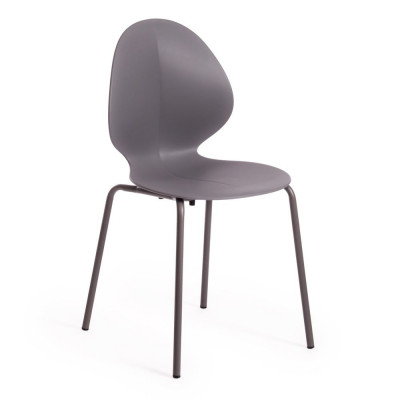 Изображение: Стул EBAY (mod 03) металл/пластик, 52x46x83.5, серый