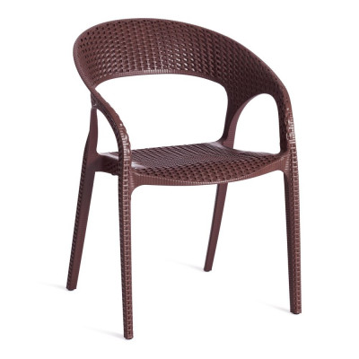 Изображение: Кресло TINTO (mod. PC59) пластик, 60x63x83см, Brown (коричневый) 14