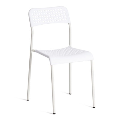 Изображение: Стул ADDE (mod. C-049) / 1 шт. в упаковке металл/пластик, White (белый), 39x49x78см
